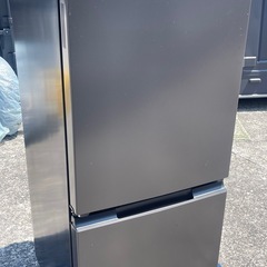 シャープ 冷蔵庫 幅49.5cm 152L 両開き(つけかえどっちもドア) SJ-D15P-H マットダークグレーの画像