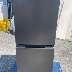 シャープ 冷蔵庫 幅49.5cm 152L 両開き(つけかえどっちもドア) SJ-D15P-H マットダークグレーの画像
