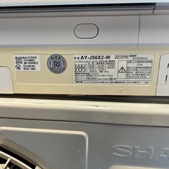 AY-J56X2-W エアコン 2019年 J-Xシリーズ ホワイト系 [おもに18畳用 /200V] の画像