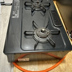 パロマ 左強火力 水無片面焼グリル IC-S37BM-2L 2023年製LPガスの画像