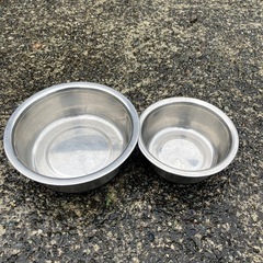 餌やりのお皿の画像