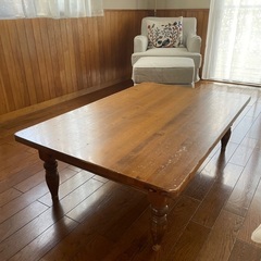 木製　ローテーブル　120×80cmの画像