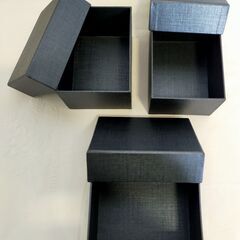 △ 空箱 からばこ 空き箱 あきばこ ギフトボックス 無地 柄無し 10点おまとめ へこみ、色移りあり 現状渡しの画像