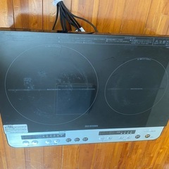 値下げしました‼️中古:IRISOHYAMA IH ２口の画像