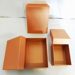 △ 空箱 からばこ 空き箱 あきばこ ギフトボックス 無地 柄無し 10点おまとめ へこみ、色移りあり 現状渡しの画像