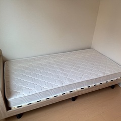 KG39⭐️美品⭐️シングルベッド　マットレス付き🙋‍♀️