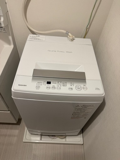 2023年製・状態良好！東芝 4.5kg洗濯機｜引き渡し歓迎・早い者勝ち！