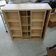 【ジモティー割引で最大15％OFF⭐️】 コメリ　スライド本棚