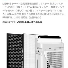 シャーププラズマクラスターフィルターの画像