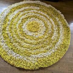 円形ラグマット145×145cm  毛足長さ5cm