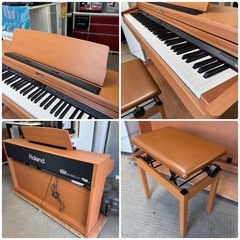 【お買い得‼️】ローランド 88鍵盤デジタルピアノ 電子ピアノ 2007年製 ライトチェリー♪の画像
