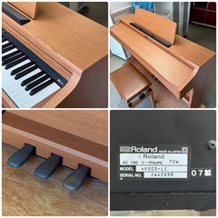 【お買い得‼️】ローランド 88鍵盤デジタルピアノ 電子ピアノ 2007年製 ライトチェリー♪の画像