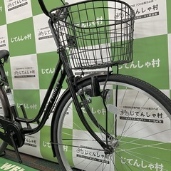 【成約済】【No.169】特価‼︎前後タイヤ新品で整備済‼︎オシャレ&シンプル/26インチ自転車/ブラックの画像