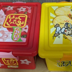 お菓子コンテナ　スタッキングケース　蓋付きの画像