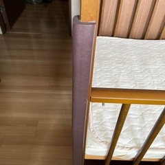 【お話中】ベビーベッド（檜、国産）の画像