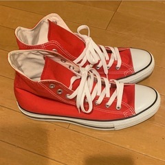 コンバース オールスター ハイカット 赤 28㎝の画像