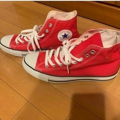 コンバース オールスター ハイカット 赤 28㎝の画像