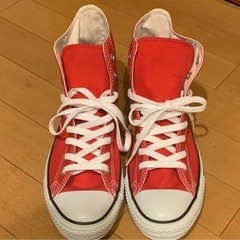 コンバース オールスター ハイカット 赤 28㎝の画像