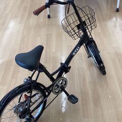 【リユースのサカイ野々市店】ON14　折りたたみ自転車　黒20インチ BTM※クリーニング済み の画像