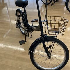 【リユースのサカイ野々市店】ON14　折りたたみ自転車　黒20インチ BTM※クリーニング済み の画像