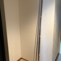 可動棚DIYセット　棚柱　1820mm シングル　ダブル　棚受け　250 300 木棚用ブラケット　ガチャ柱　ロイヤルの画像