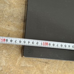 テーブル　天板115cm✖️65cm✖️3cm  黒の画像