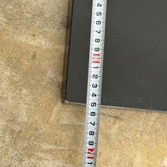 テーブル　天板115cm✖️65cm✖️3cm  黒の画像