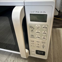 SHARPシャープ オーブンレンジ RE-SFE2-W 2022年製　取扱説明書の画像