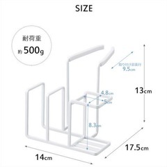 　tower　蛇口にかけるスポンジホルダーの画像