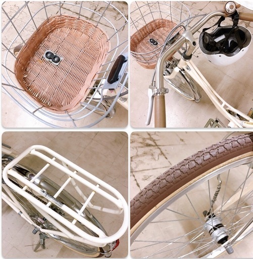 子ども用自転車 女の子 フェリークjr 24インチ ヘルメット付き