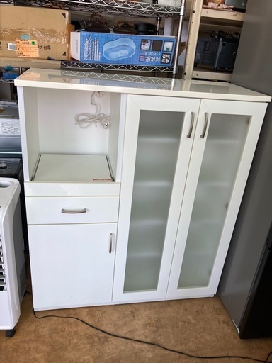 ニトリ　キッチンカウンター　収納棚　　リサイクルショップ宮崎屋　佐土原店　25.9.24F