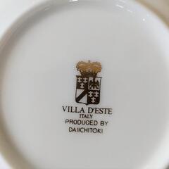 VILLA D'ESTE ヴィラ デステ 花柄皿 5枚セットの画像