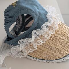 ワンちゃん用夏帽子の画像