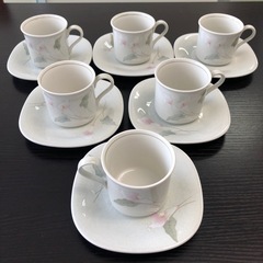 MIKASA 陶器  ティーカップセット【ZS-033】の画像