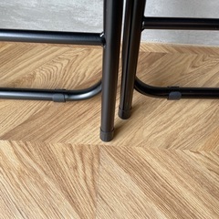 メッシュ生地 折りたたみチェア 2脚セットの画像