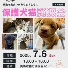 7月6日譲渡会開催！