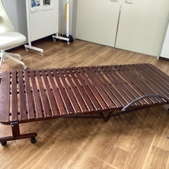 スノコ折りたたみベッド【町田市再生家具】250994の画像