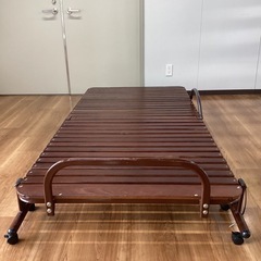 スノコ折りたたみベッド【町田市再生家具】250994