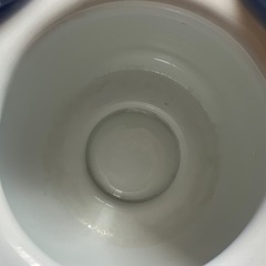 美濃焼 三洋陶器 龍峯窯 染付金魚鉢の画像