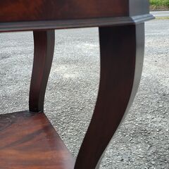 ETHAN ALLEN ガラステーブルの画像
