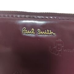 Paul Smith ポールスミス ラウンドファスナー 長財布 犬 レザー 金具の画像