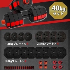ダンベルセット40kgの画像
