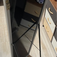 姿見　全身鏡 スタンドミラー 30×120cm 3kg