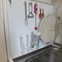 ★7/19まで引渡可★　tower　自立型キッチンパネル　　の画像