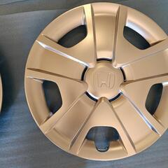 ②再塗装ホンダ フィットのスチールホイール用シルバーキャップ4枚セットの画像