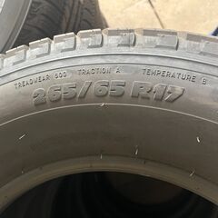 夏タイヤ　265/65R17　４本セットの画像
