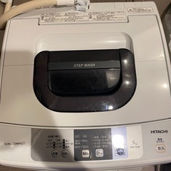 日立洗濯機5kg 2018年の画像