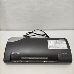 【糸島市内 送料無料】かんたん操作のA4サイズ ラミネーター ブラック　黒 ナカバヤシ　250702-6Yの画像