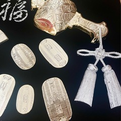 額装 福寿 小槌 小判 24KGP 額入りの画像