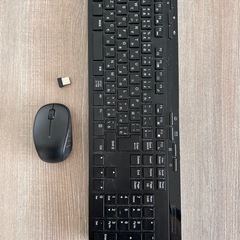 Amazonベーシック ワイヤレスキーボード・マウスセット 